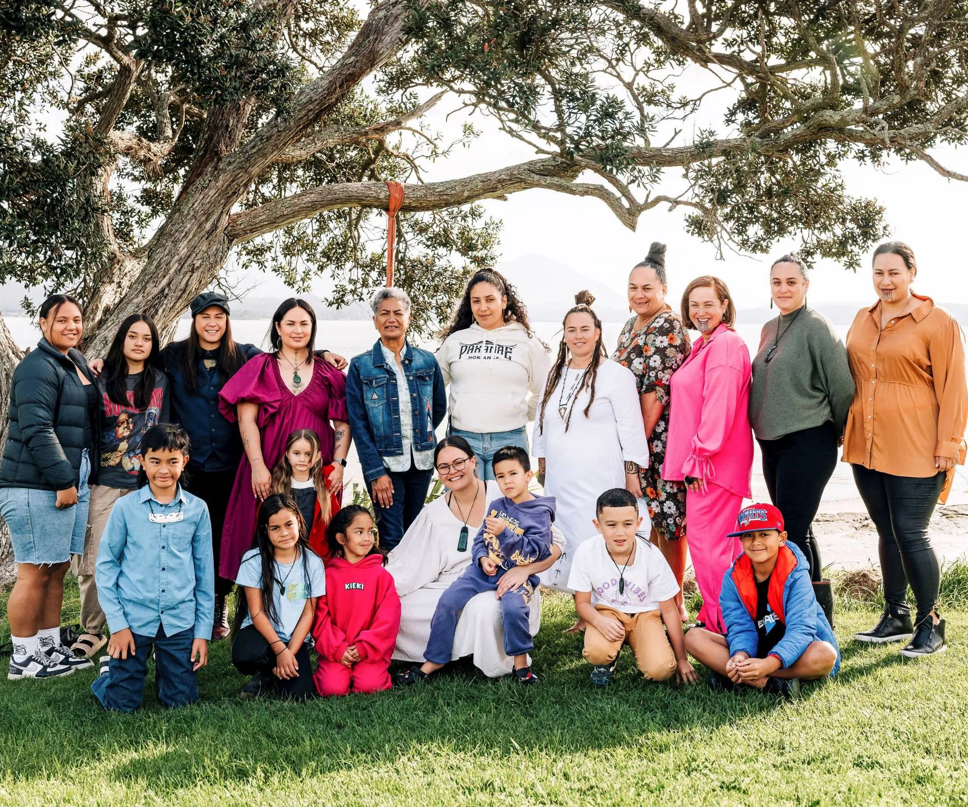 A group photo of the Kaimona Queens