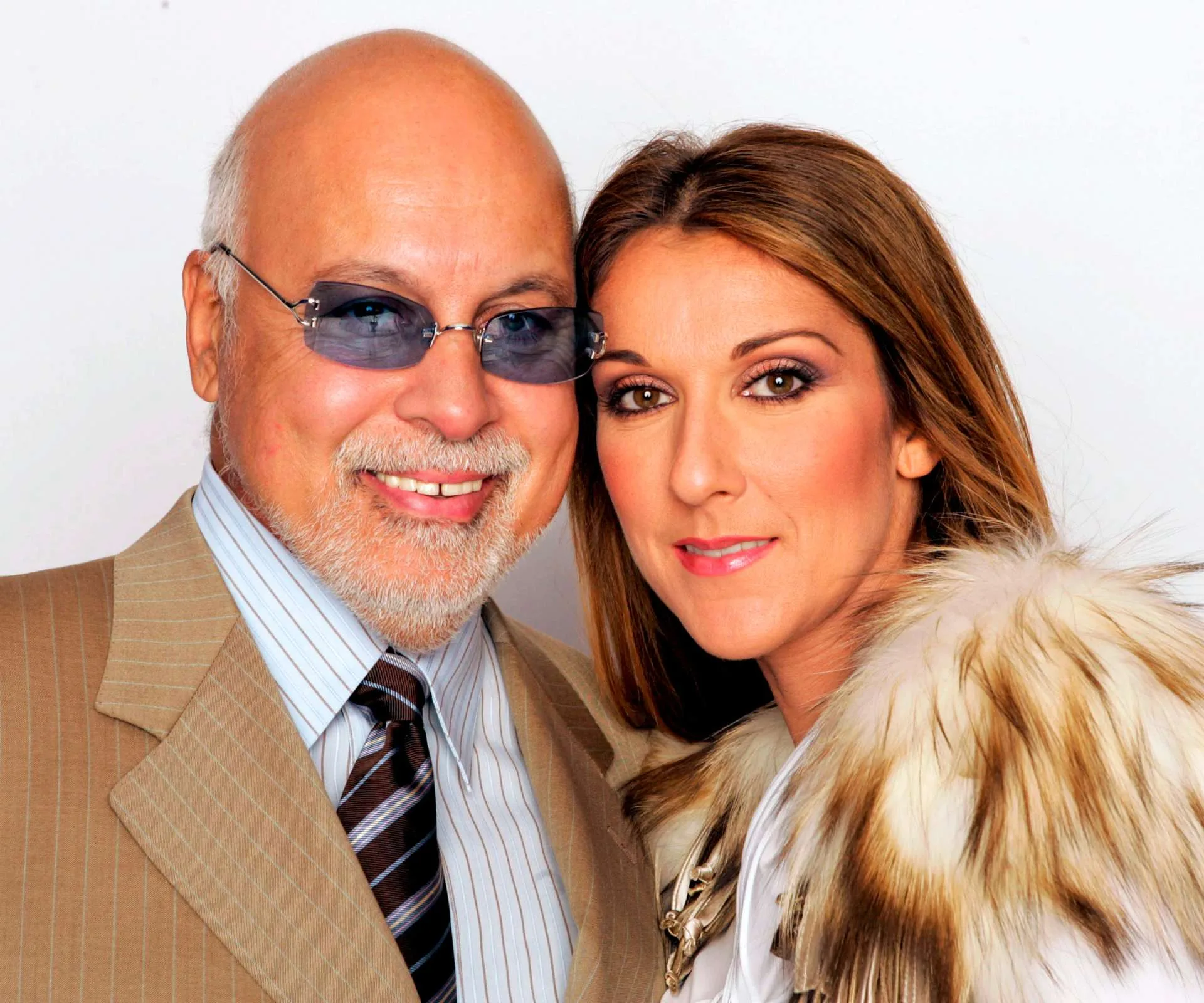 Celine Dion with her late husband, Rene