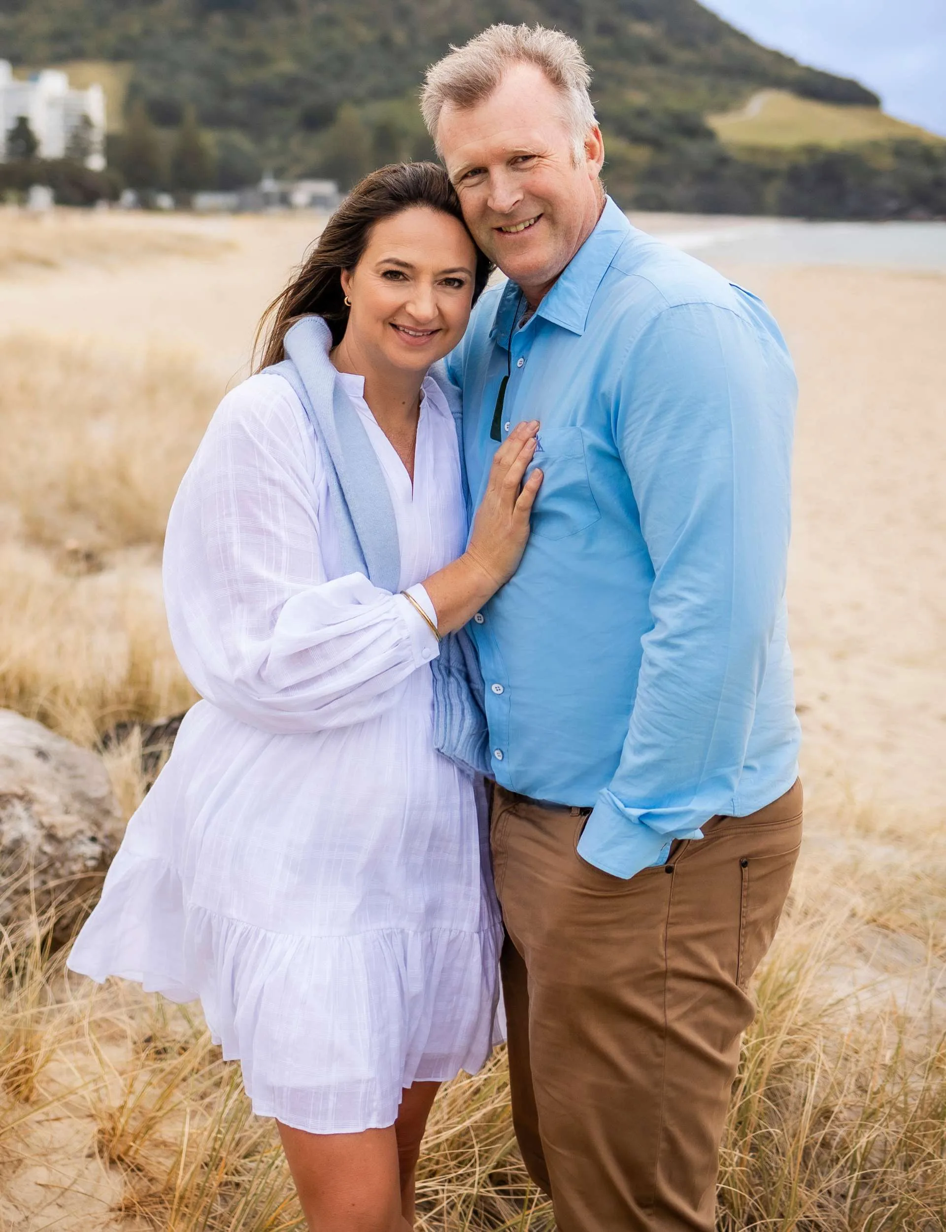 Mahé Drysdale and wife Juliette