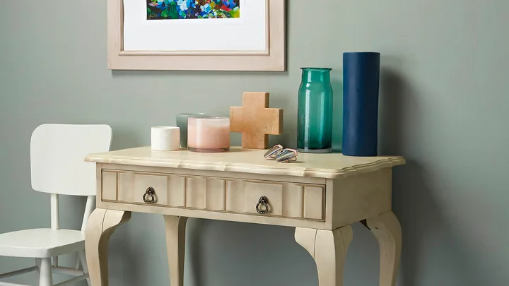 A range of upcycled homewares painted in new colours