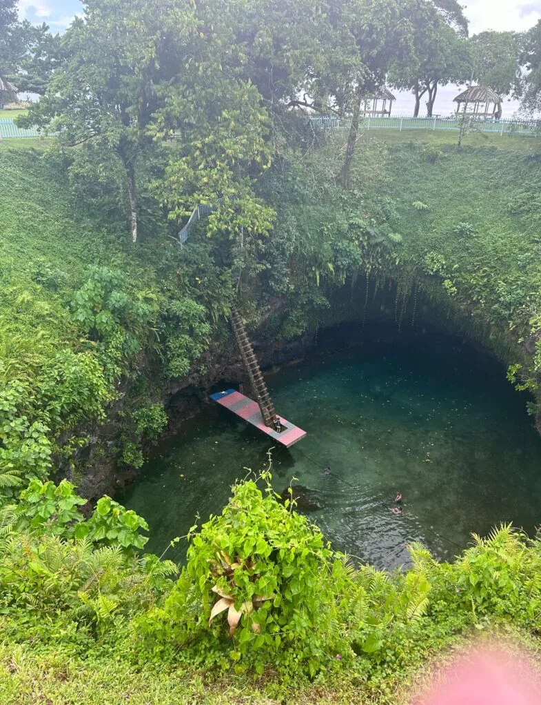 The To Sua Trench from above