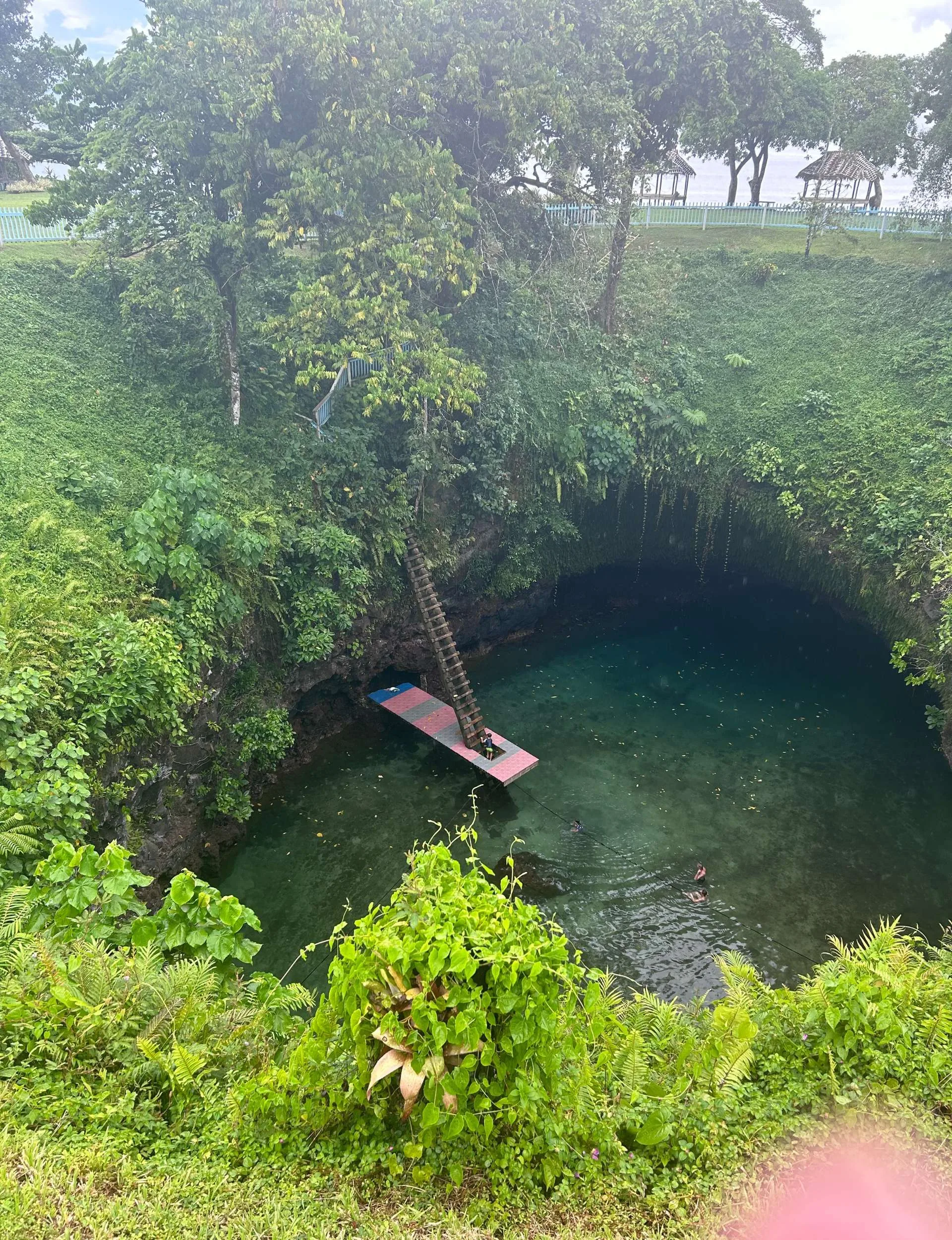 The To Sua Trench from above
