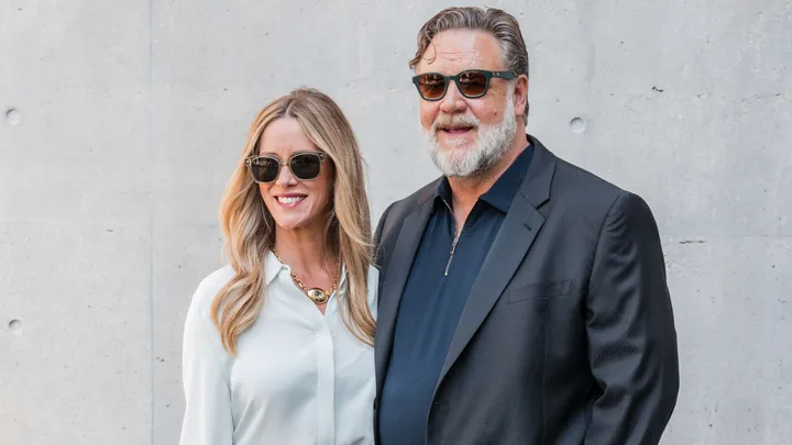 Russell Crowe and new wife Britney