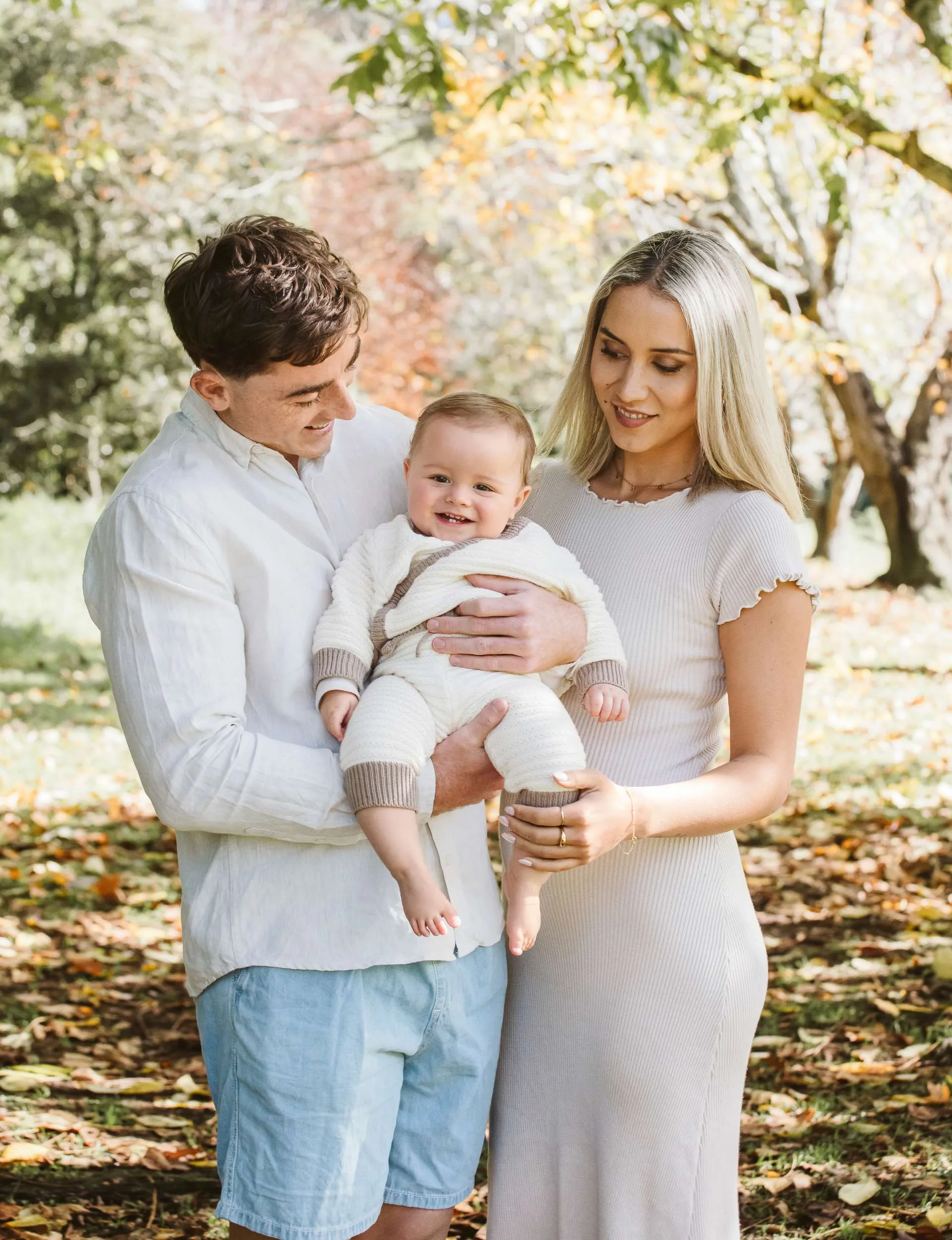 Josh Jacomb, partner Bonnie and daughter Jorji