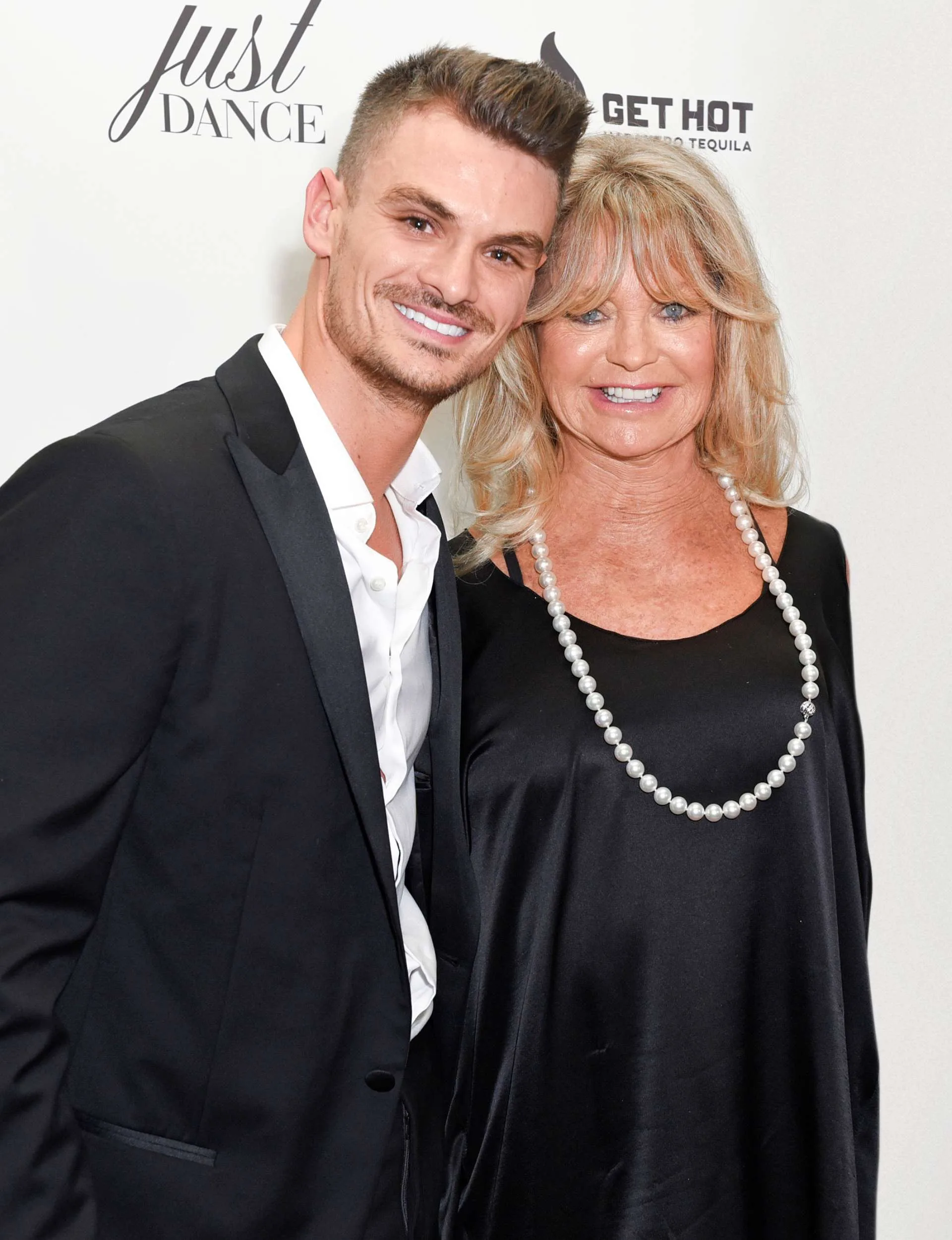 Julz on the red carpet with Goldie