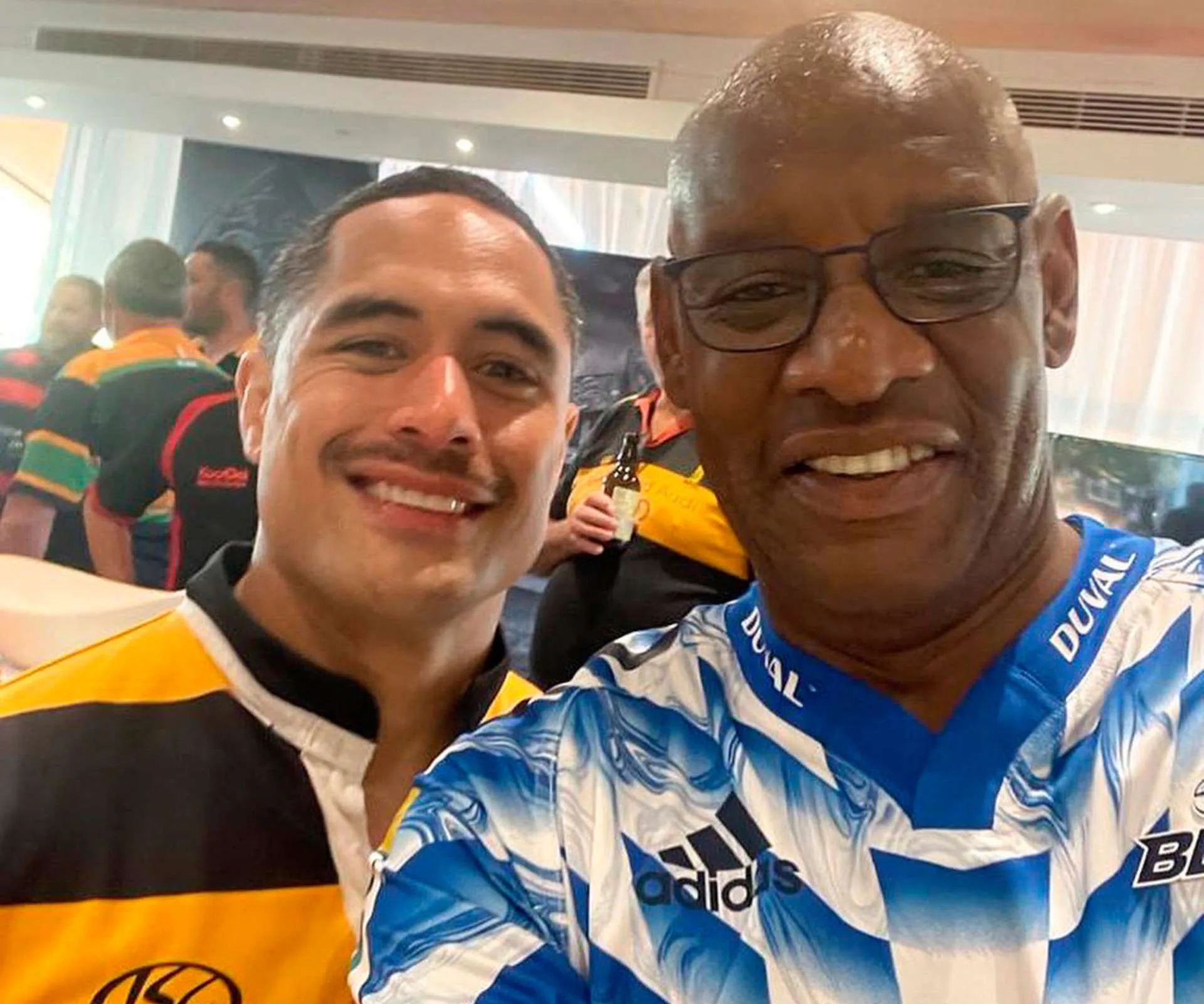 A selfie with Aaron Smith