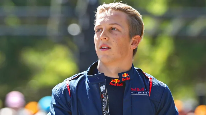 Liam Lawson in his Red Bull racing suit