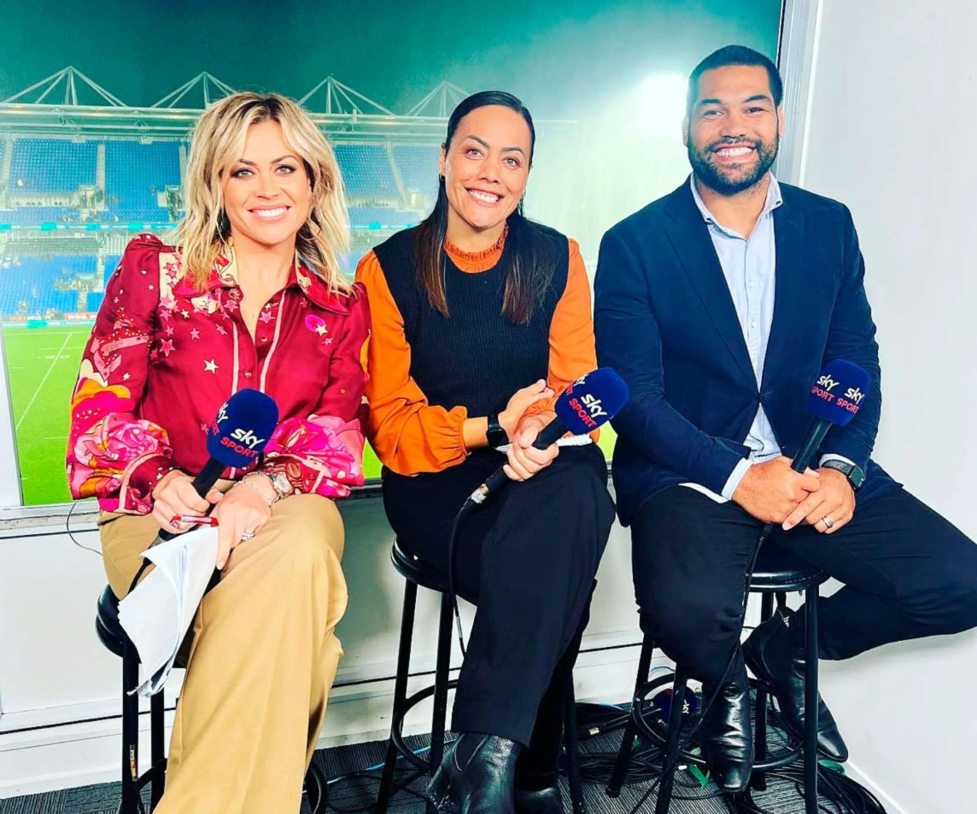 Presenting for Sky Sport