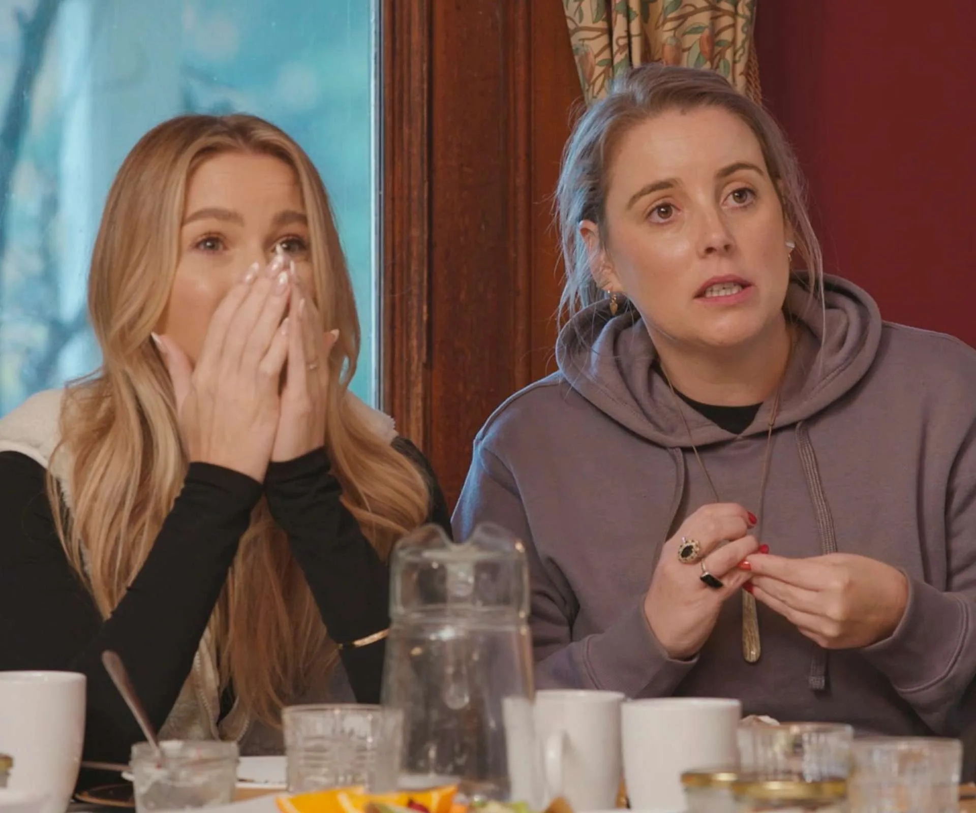 on Traitors with co-star Brittney