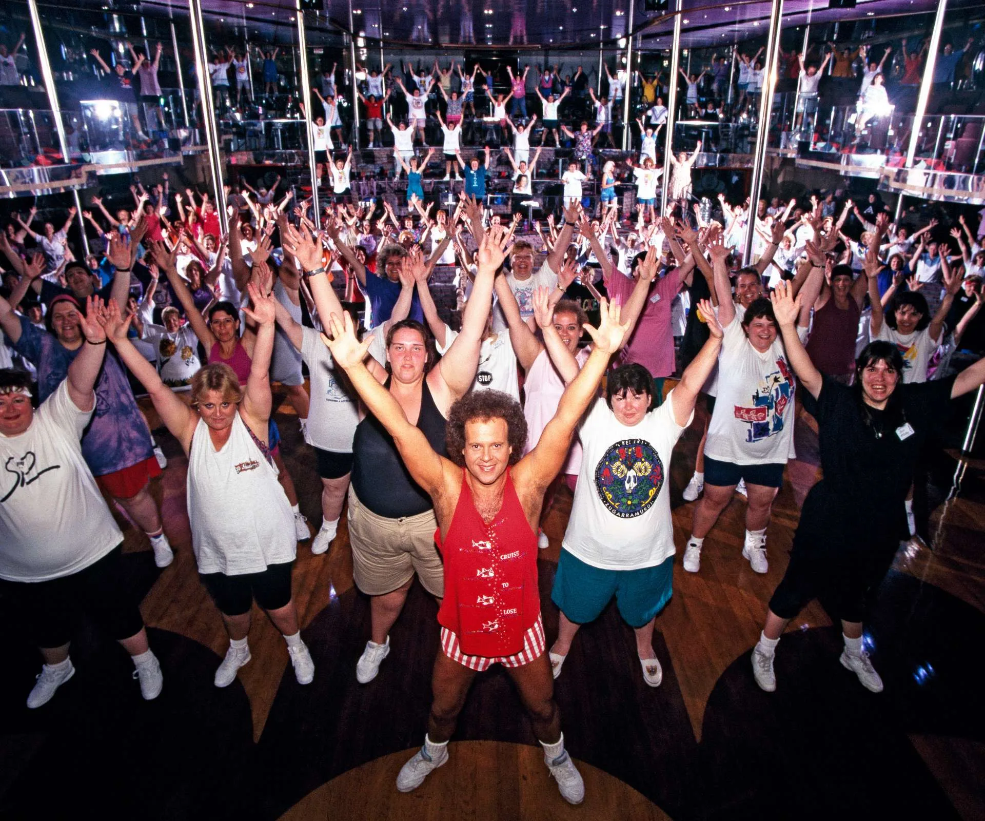 Richard conducting a fitness class