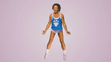 Richard Simmons in his fitness outfit