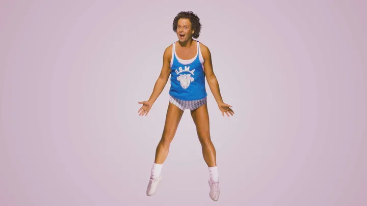 Richard Simmons in his fitness outfit
