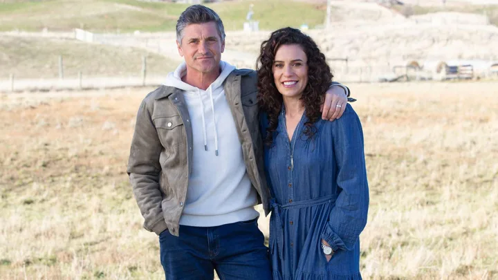 Matt Chisholm and wife Ellen on their farm
