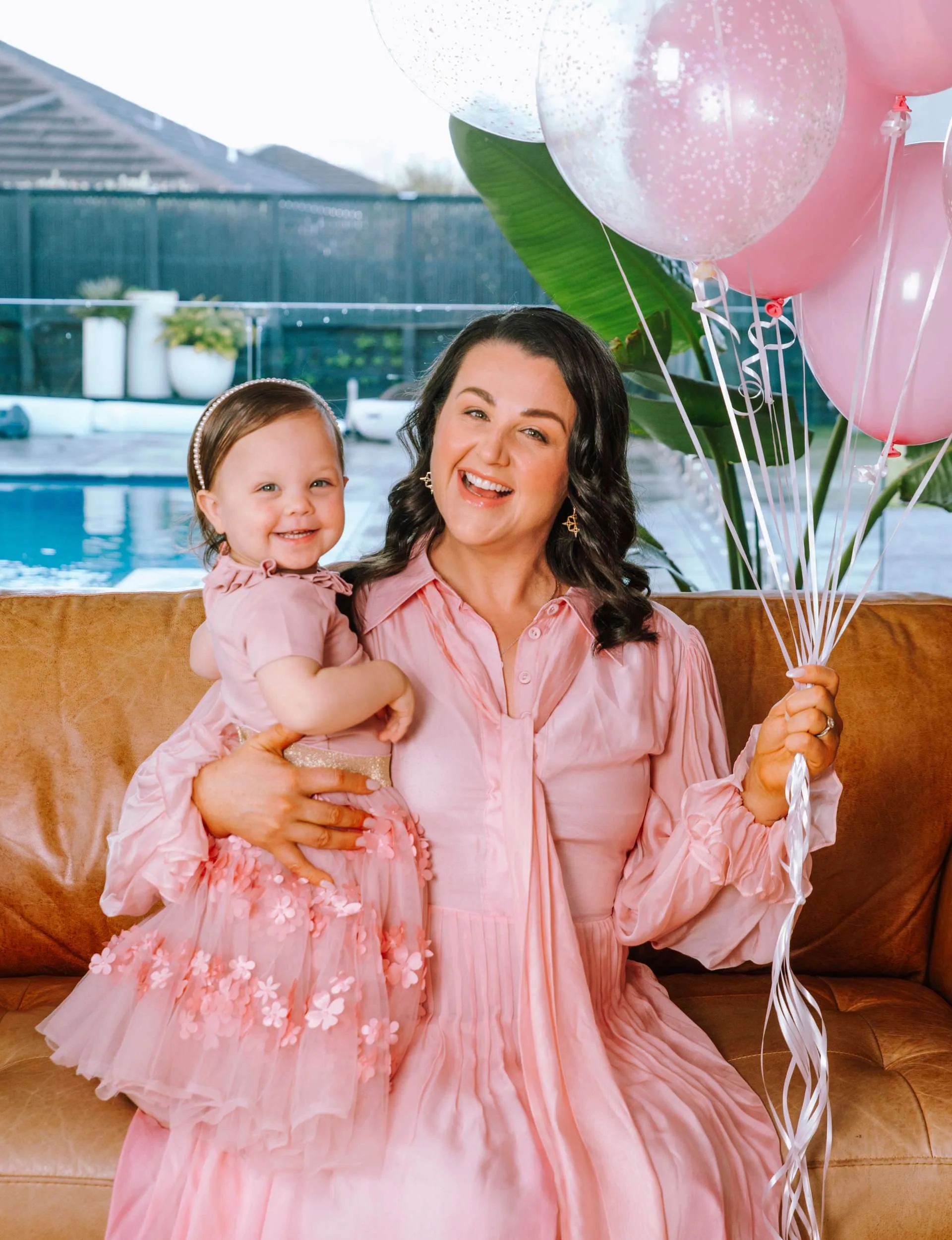 Megan Papas with daughter Aiya
