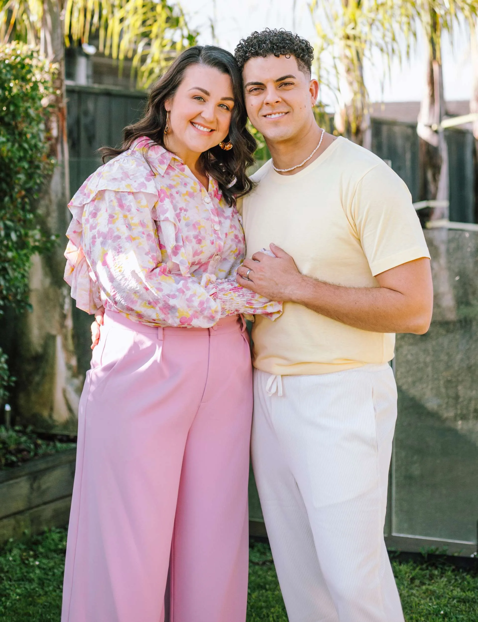 With husband Andrew
