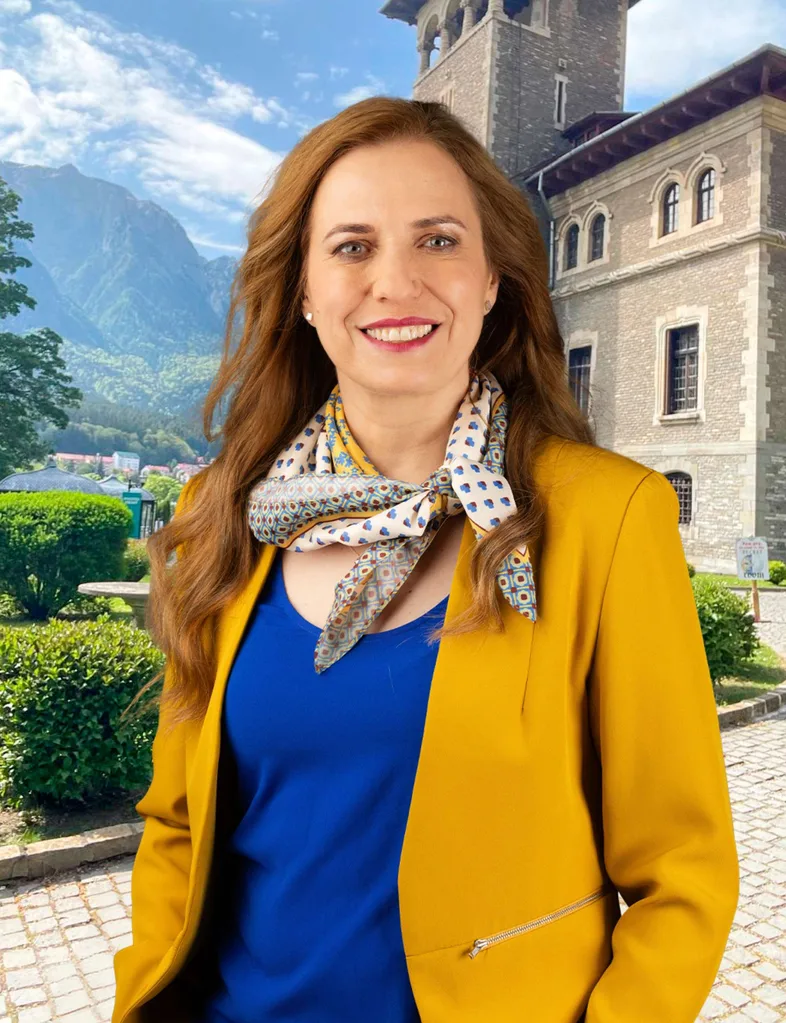 Cristina Ionda on holiday in Romania