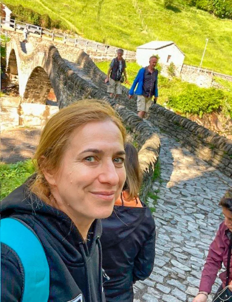 Cristina Ionda on holiday in Switzerland
