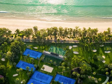 Club Med Phuket viewed from a drone overhead