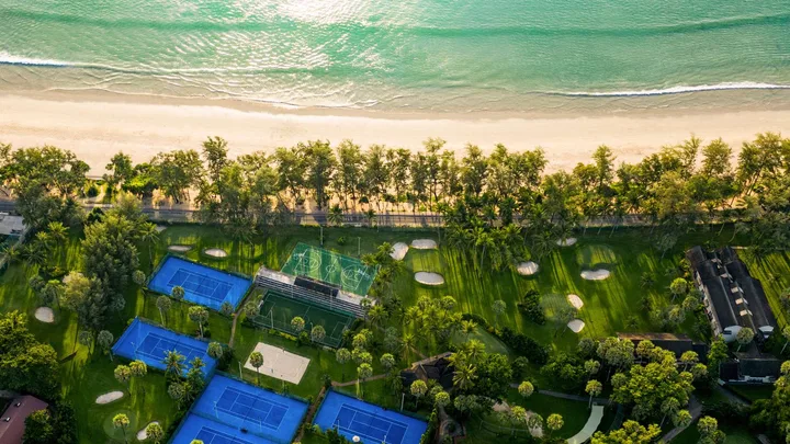 Club Med Phuket viewed from a drone overhead