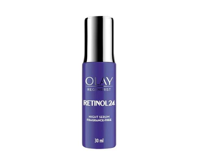 Olay Regenerist Retinol 24 Night Serum for your skin cycling routine