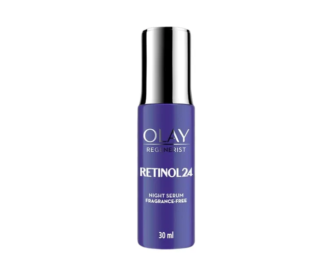 Olay Regenerist Retinol 24 Night Serum for your skin cycling routine