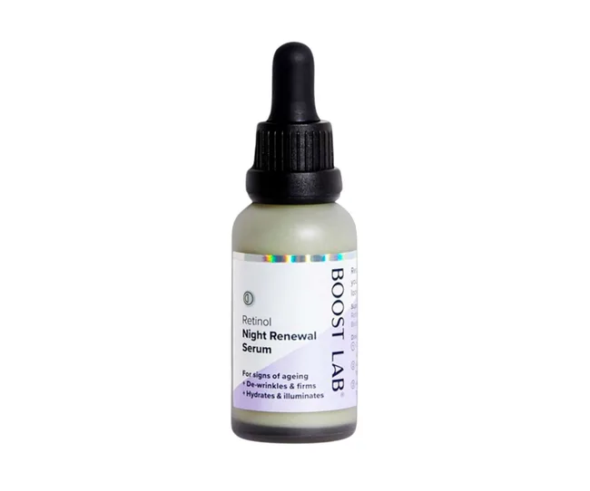 Boost Lab Retinol Night Renewal Serum for your skin cycling routine
