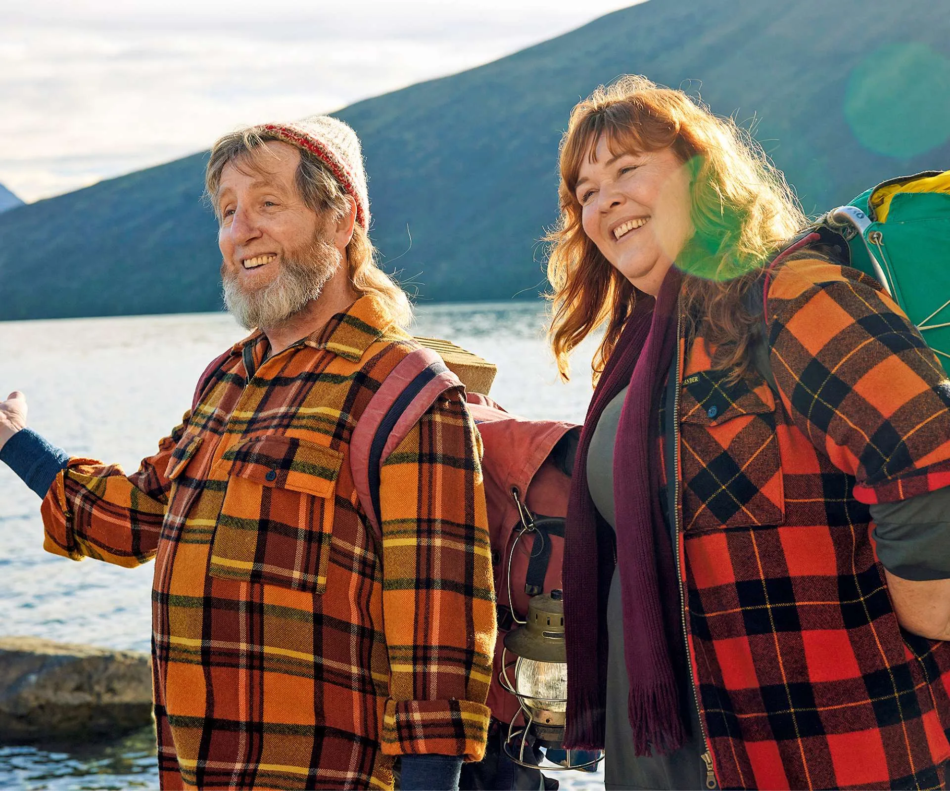 Venessa with Michael Smiley in Bookworm