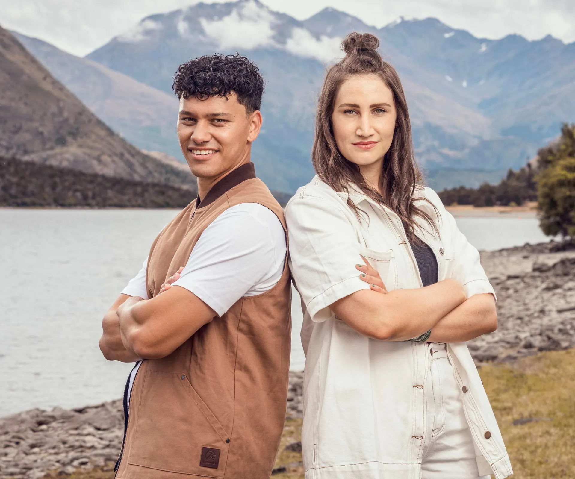 Former Celebrity Treasure Island hosts Bree and Jayden together