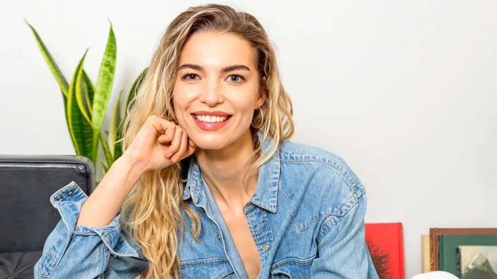 Eden Hart smiling