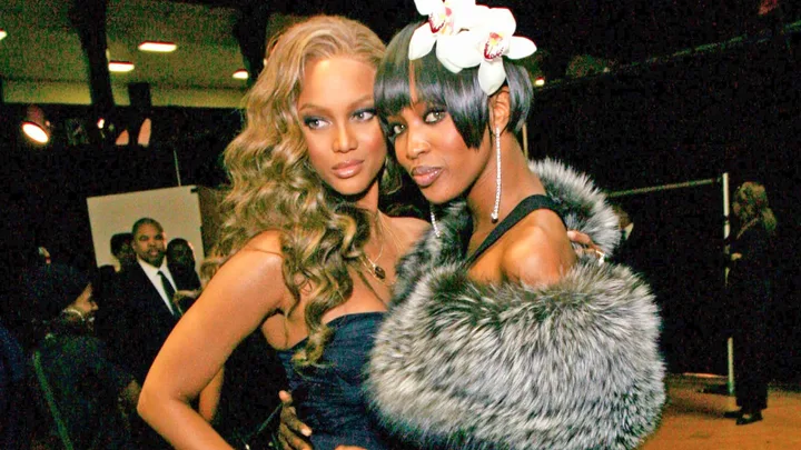 Hollywood stars Naomi Campbell and Tyra Banks