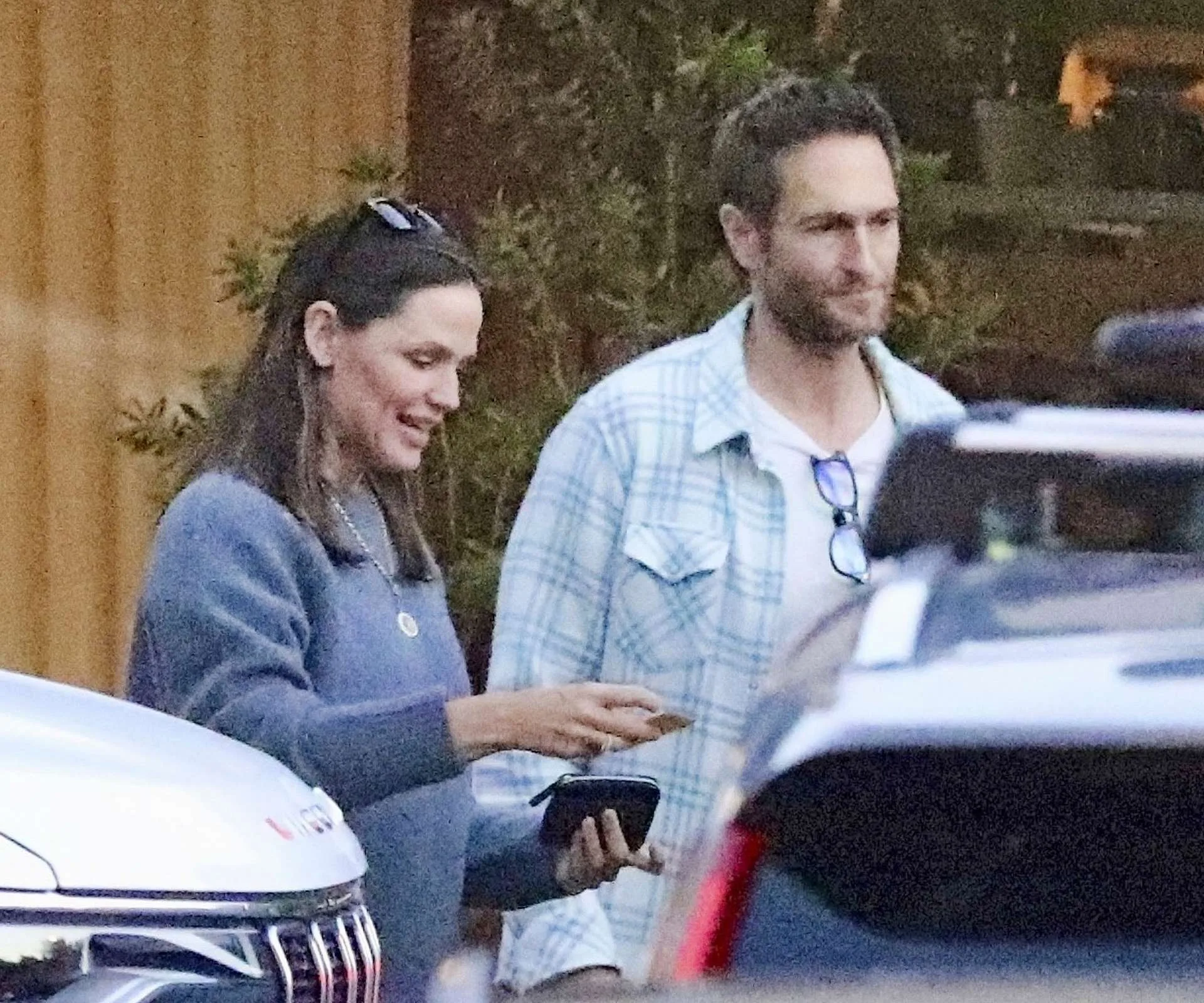 Jen G with her longtime partner, John Miller
