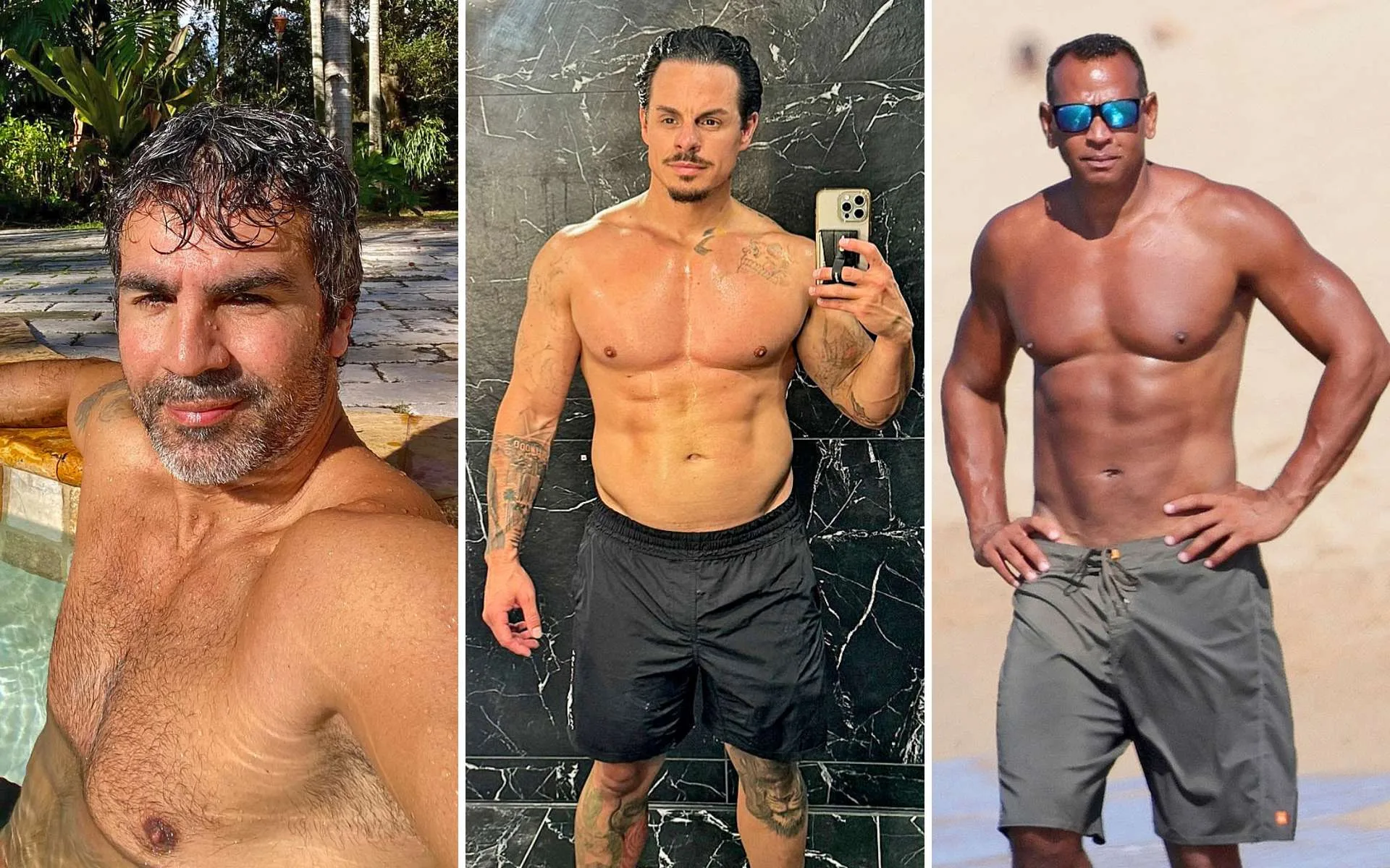J.Lo's shirtless exes