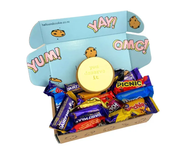 You're My Favourite chocolate box from Hello Cookie for a Secret Santa gift