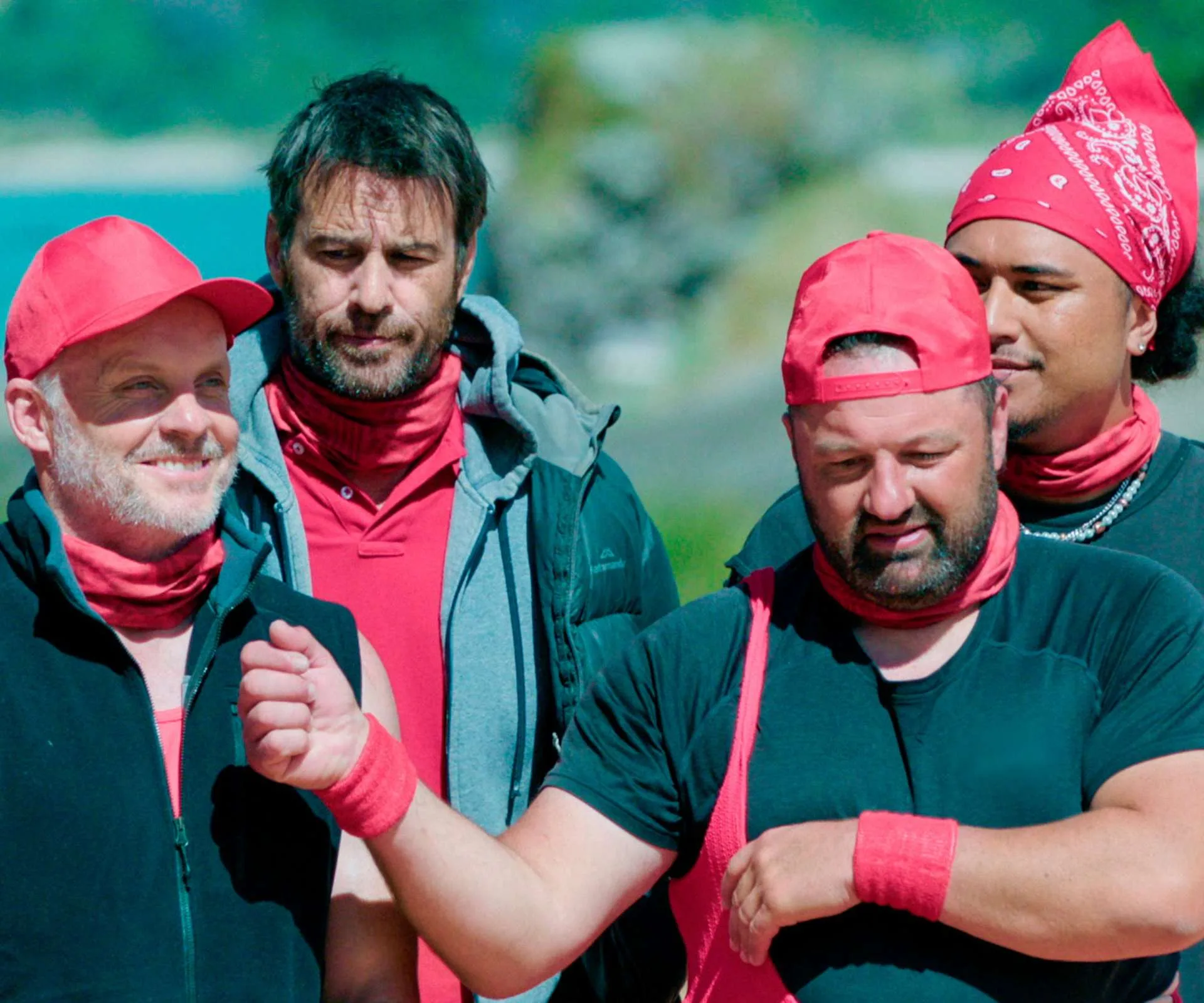 On Celebrity Treasure Island with Christian Cullen, Millen Baird and JP Foliaki