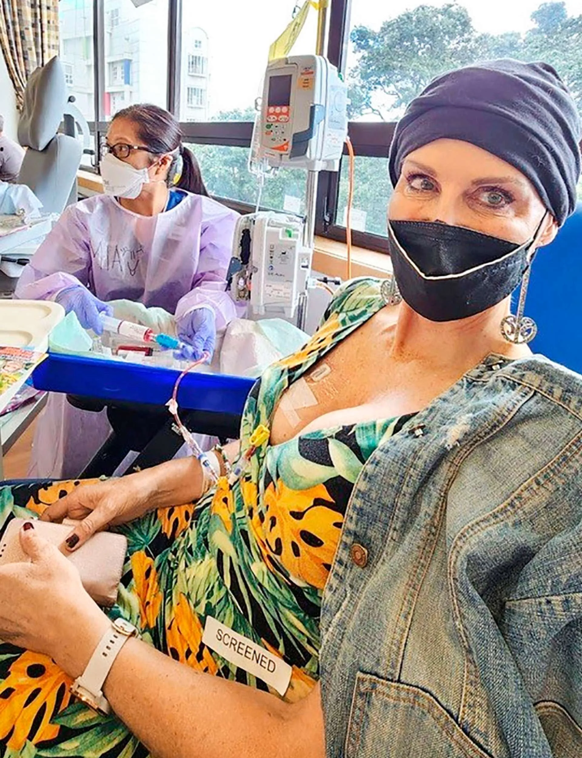 Receiving chemo for breast cancer
