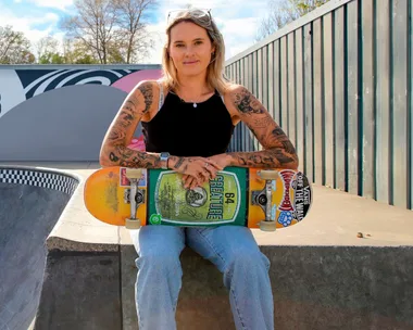 How Amber went from teen mum to skate hero