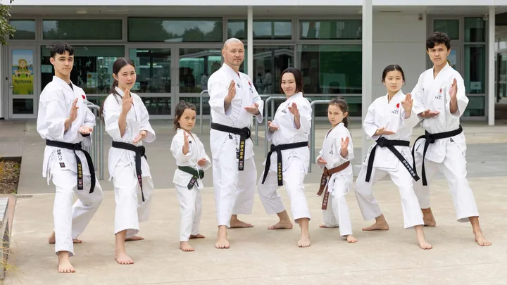 This karate crazy family have a black belt in teamwork