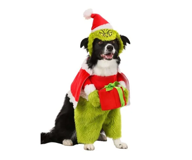 Grinch pet costumes