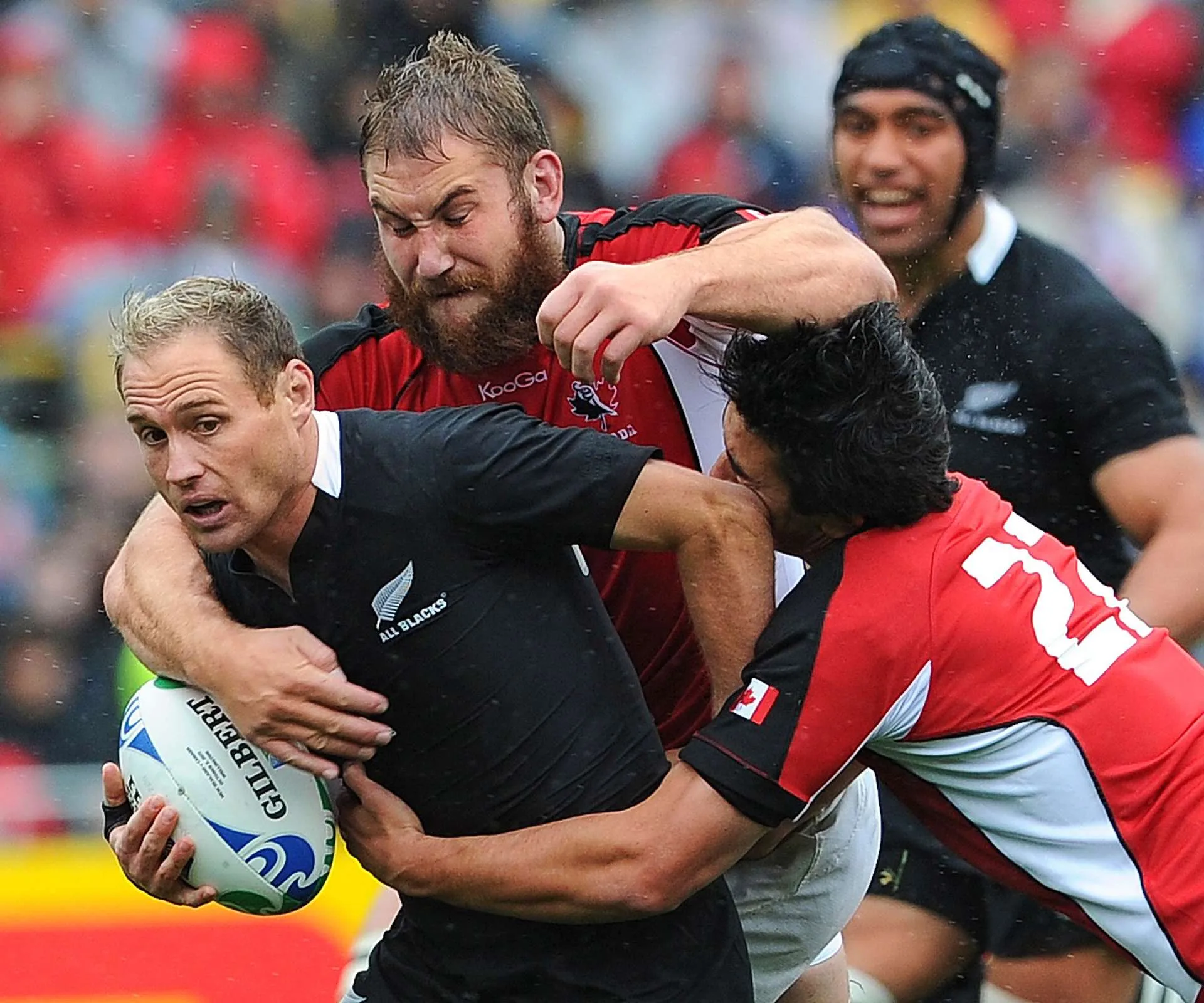 Andy Ellis in action for the All Blacks