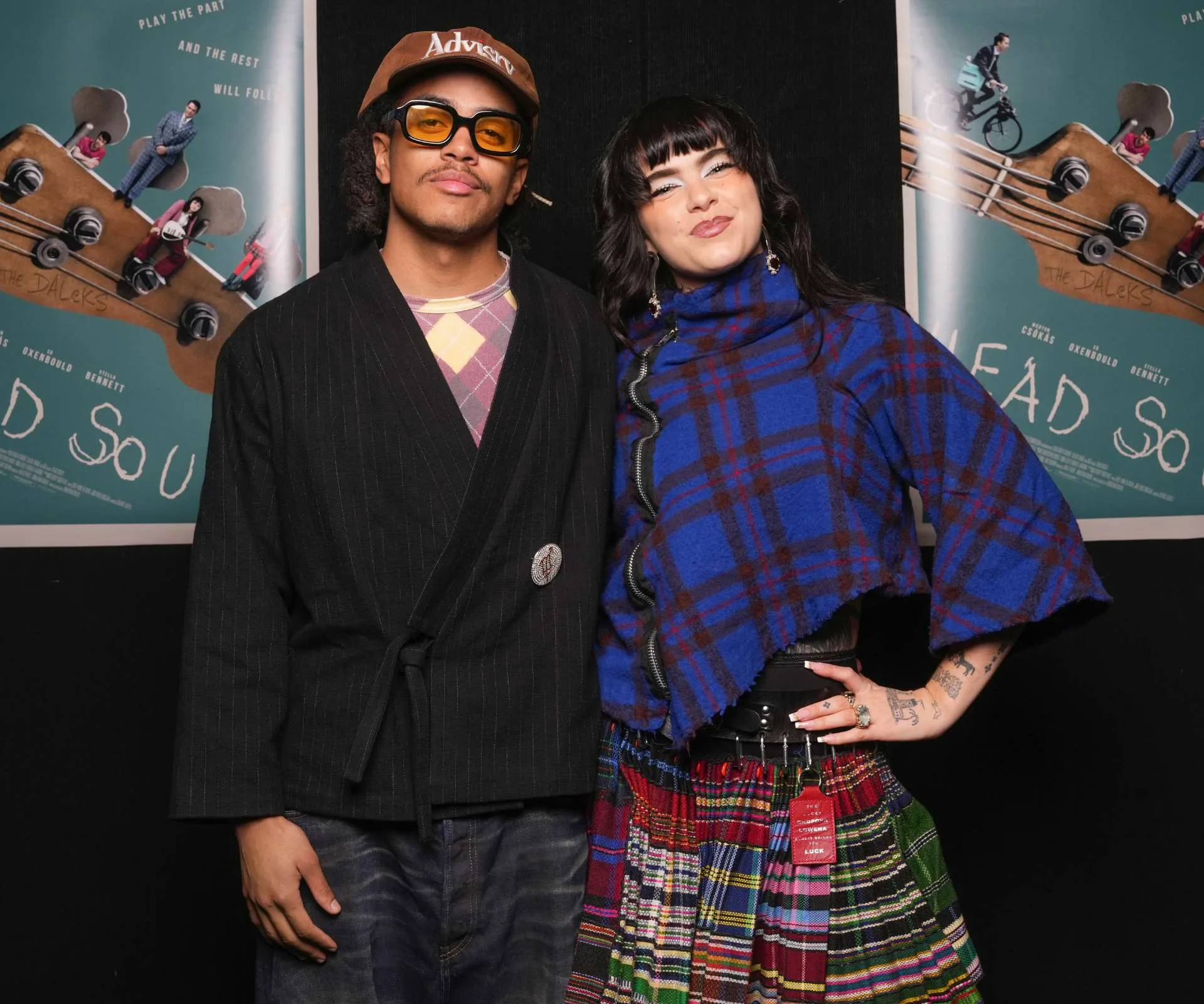 Benee and her boyfriend at the Head South premiere