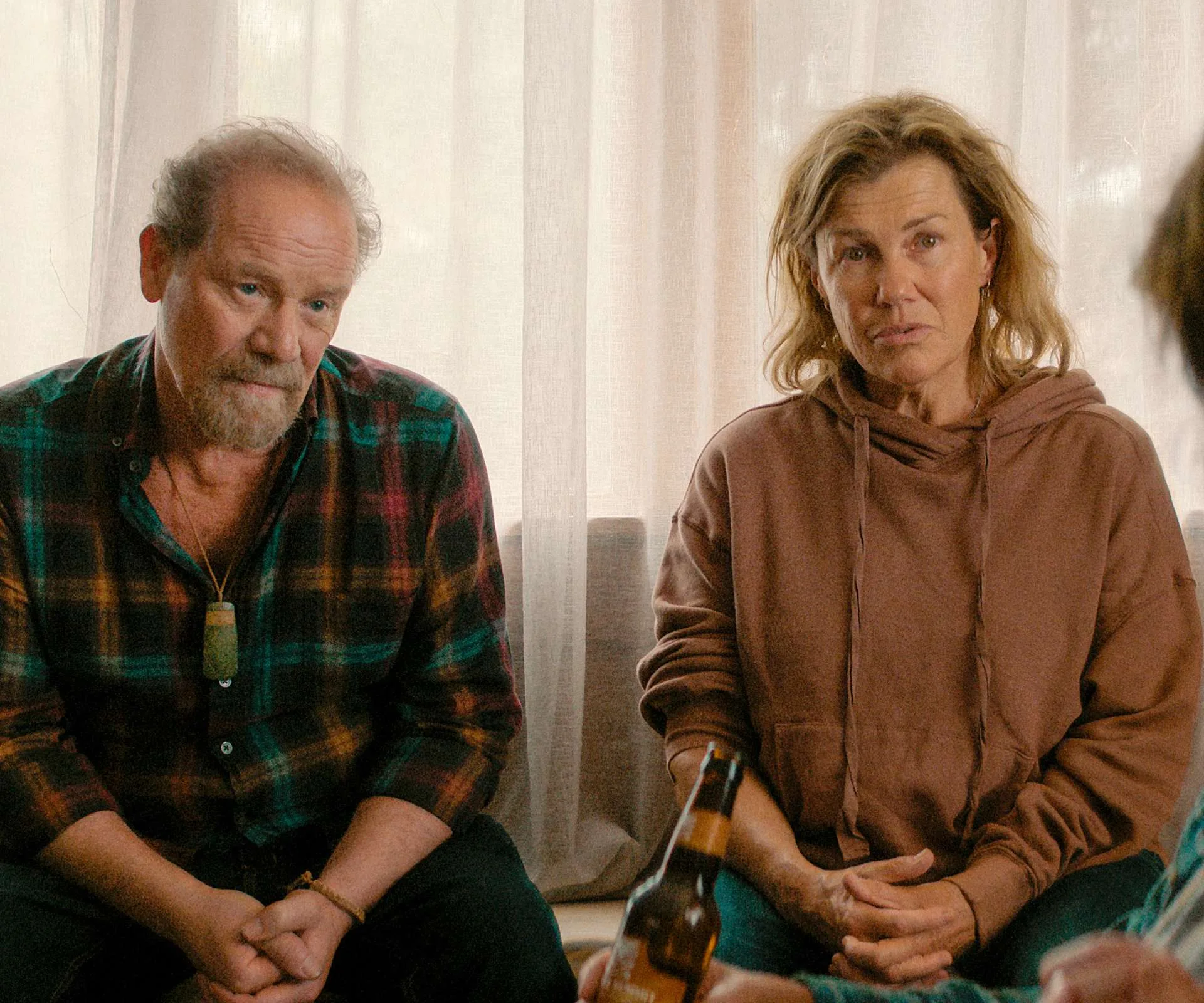 Robyn Malcolm and Peter Mullan in After the Party