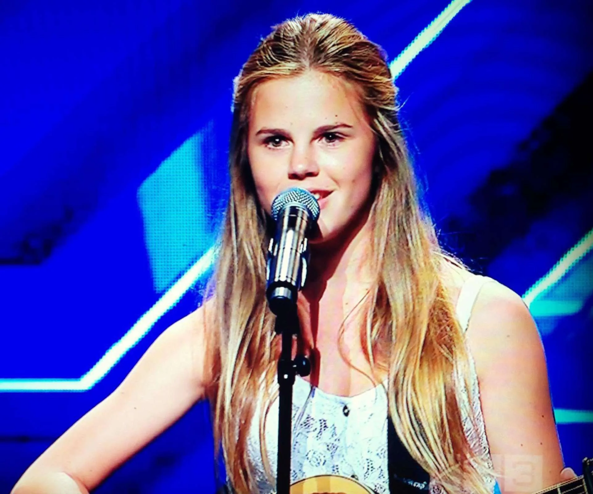 Cassie Henderson on The X Factor NZ when she was younger