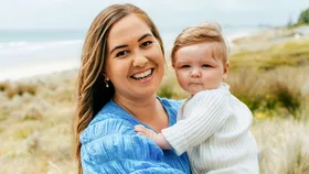 Kirstie Stanway-Thorne introduces her beautiful baby boy