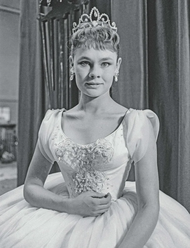 Dame Judi when she was 22 years old in her first acting role