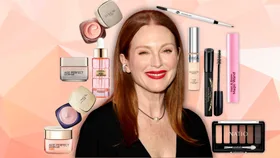 Juilanne Moore with skincare & make-up