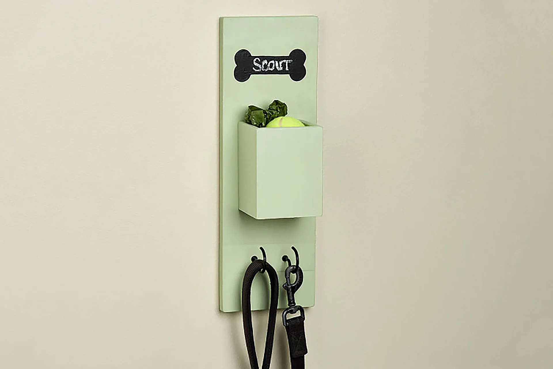 Leash and accessories holder