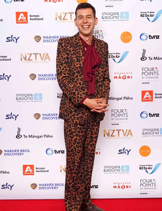 Comedian James Mustapic at the awards