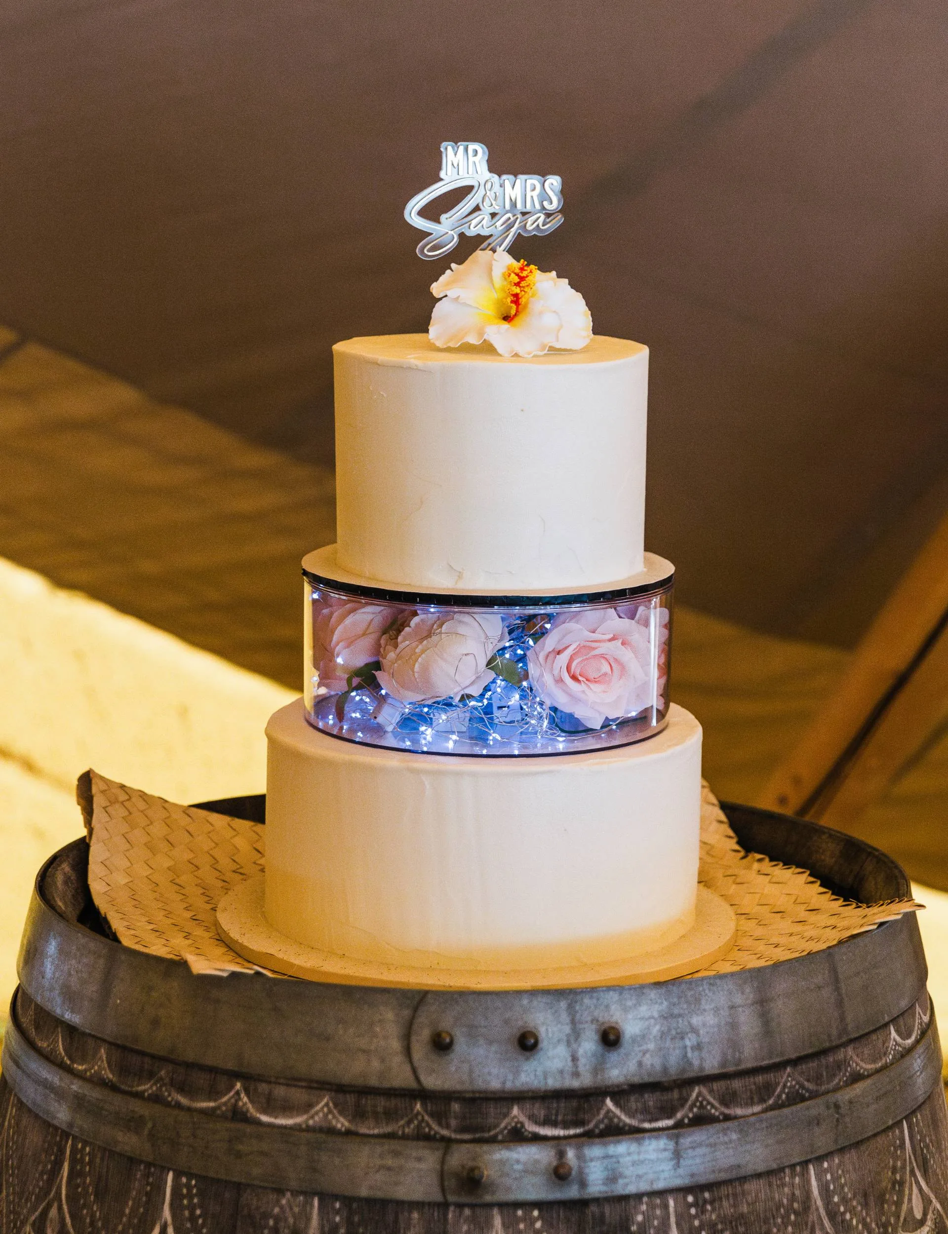 The wedding cake
