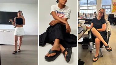 This platform flip-flop is my shoe of summer – and you won’t believe the brand