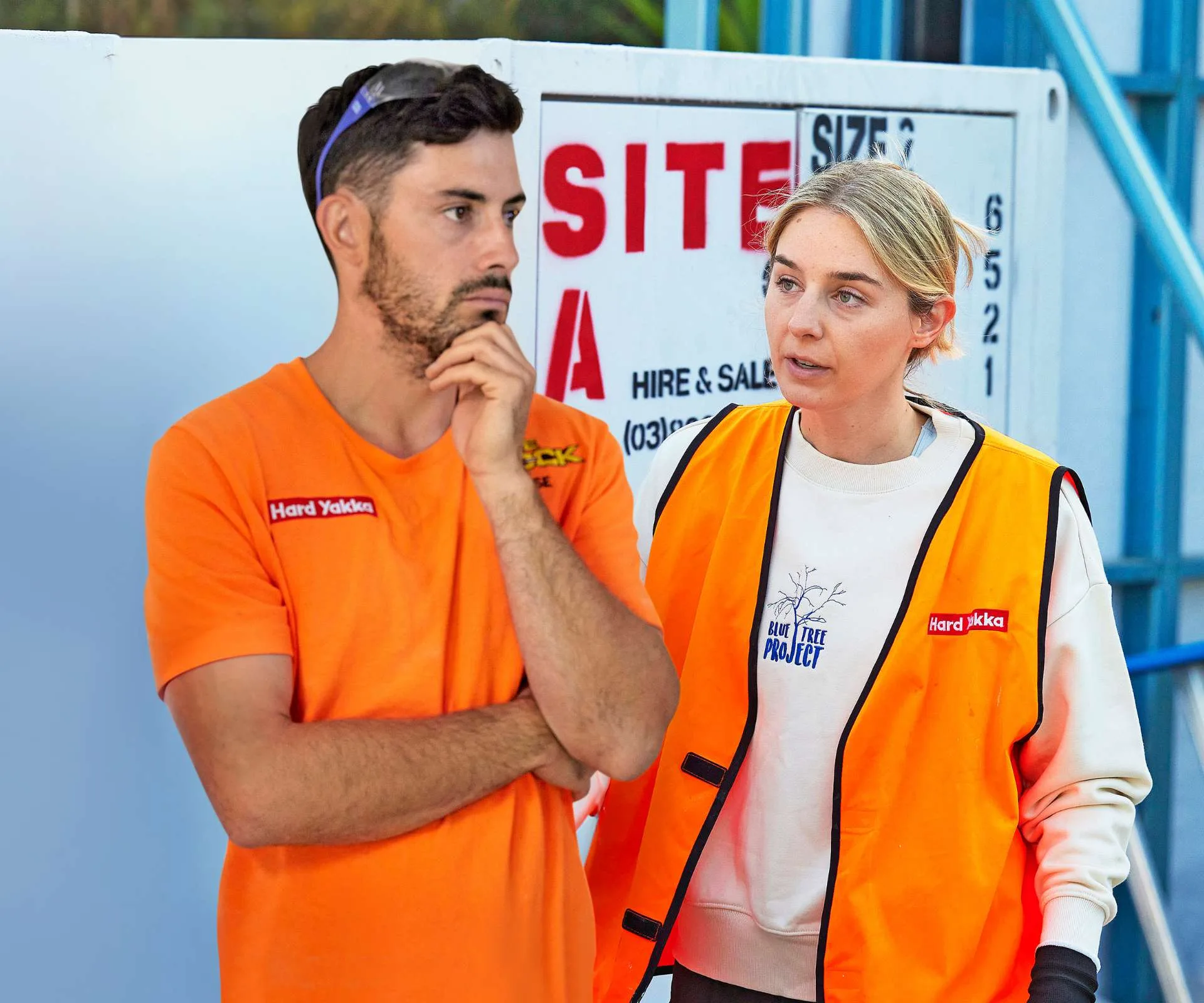 There is tension in Jesse and Paige's relationship on The Block Australia